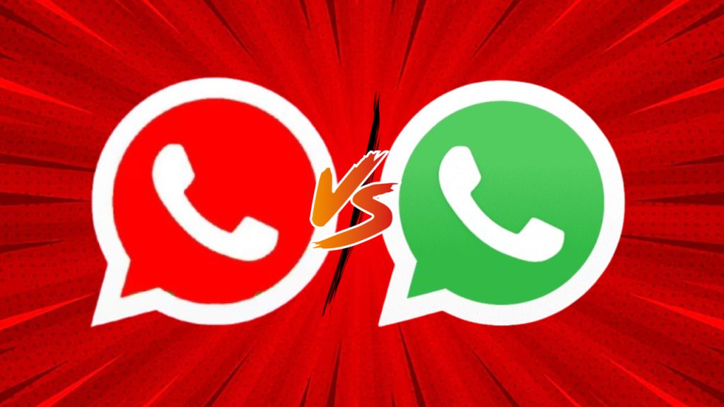 Red WhatsApp vs WhatsApp